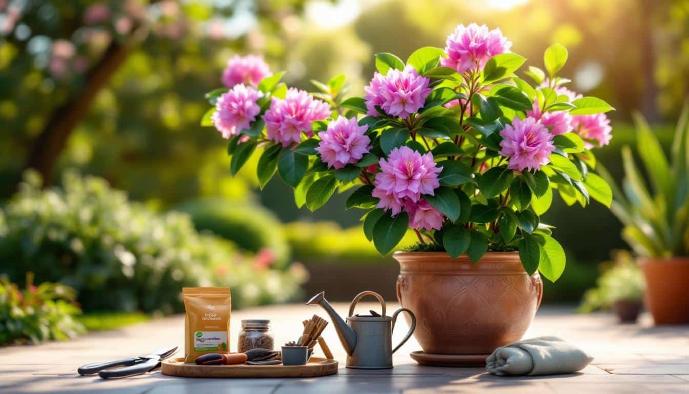 découvrez nos conseils pratiques pour la culture et l'entretien du rhododendron en container, afin de profiter d'une plante saine et fleurie toute l'année.