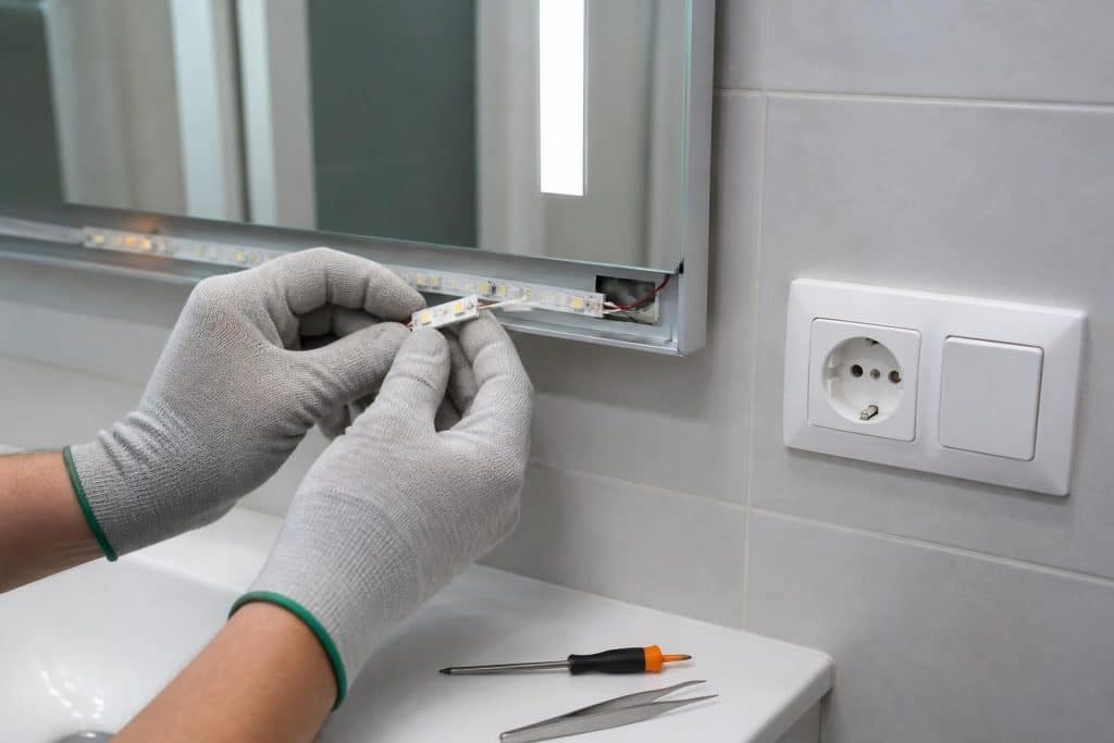 découvrez comment changer facilement la led de votre miroir de salle de bain en suivant des étapes simples tout en garantissant votre sécurité.