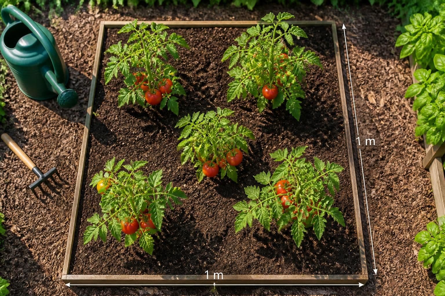 découvrez combien de pieds de tomates planter par mètre carré pour optimiser votre récolte et obtenir des fruits savoureux et abondants.