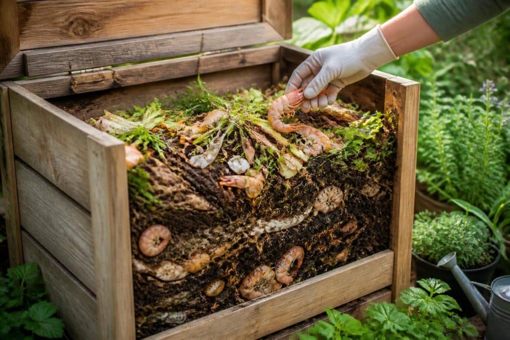 découvrez comment composter les crevettes en toute sécurité avec nos conseils pratiques et précautions essentielles pour un compost sain et respectueux de l'environnement.