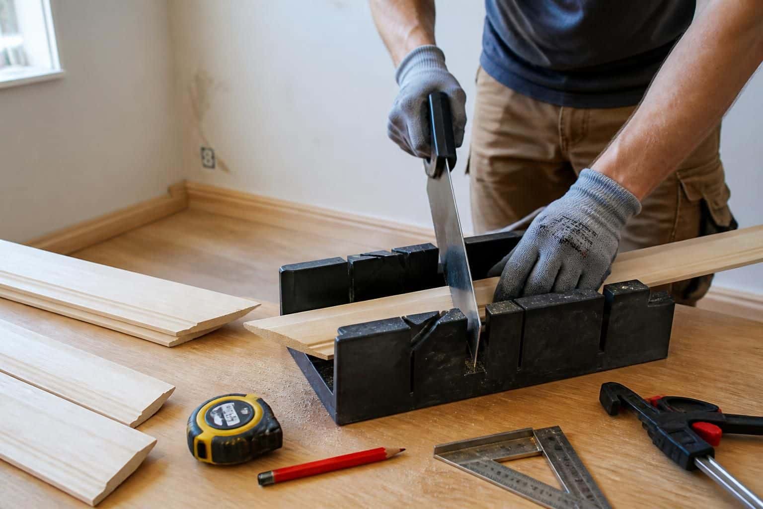 découvrez des astuces et techniques précises pour couper les plinthes en angle facilement et obtenir une finition professionnelle pour vos travaux de rénovation.