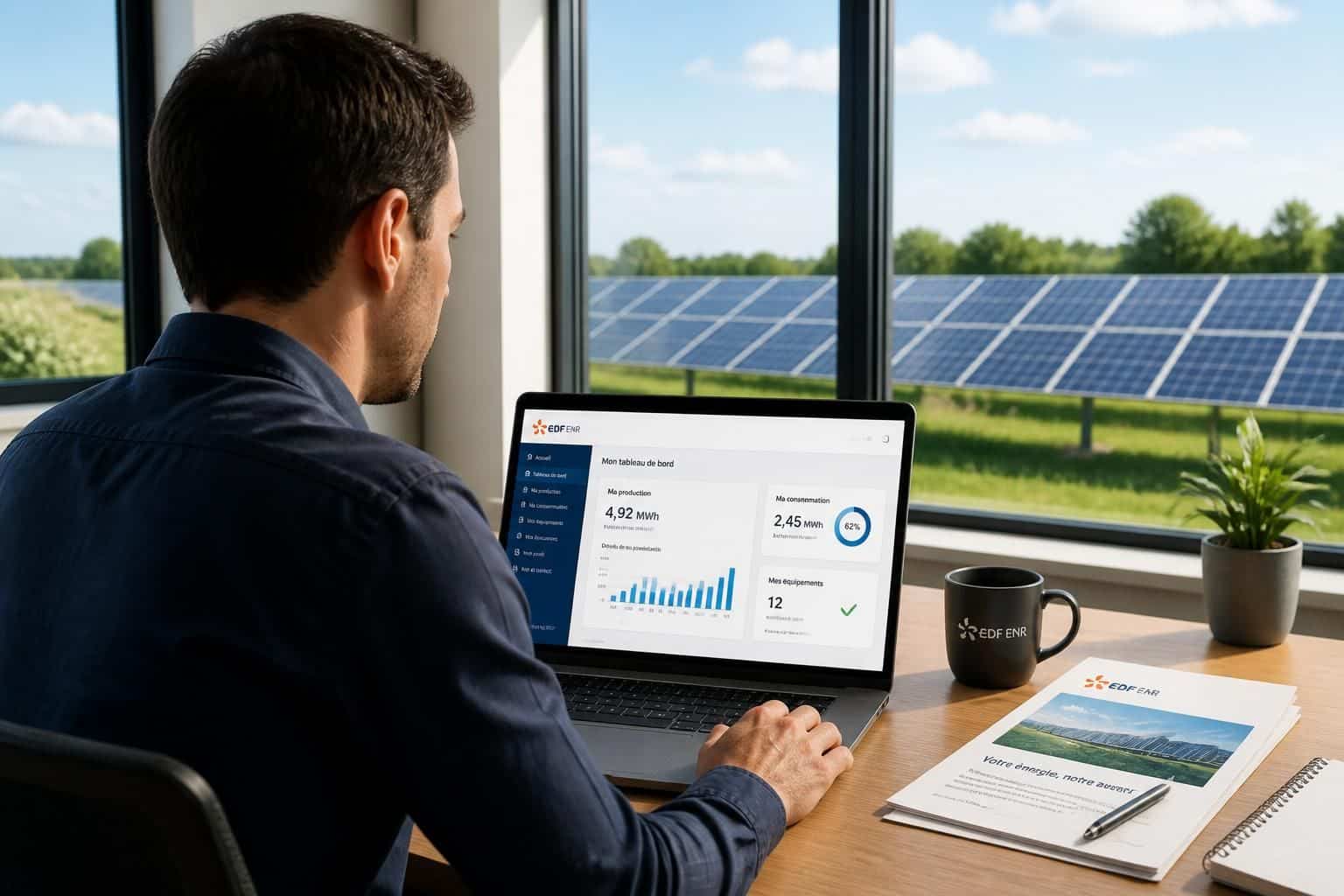 accédez et gérez facilement votre espace client solaire edf enr mon compte pour suivre votre production d'énergie et vos factures.