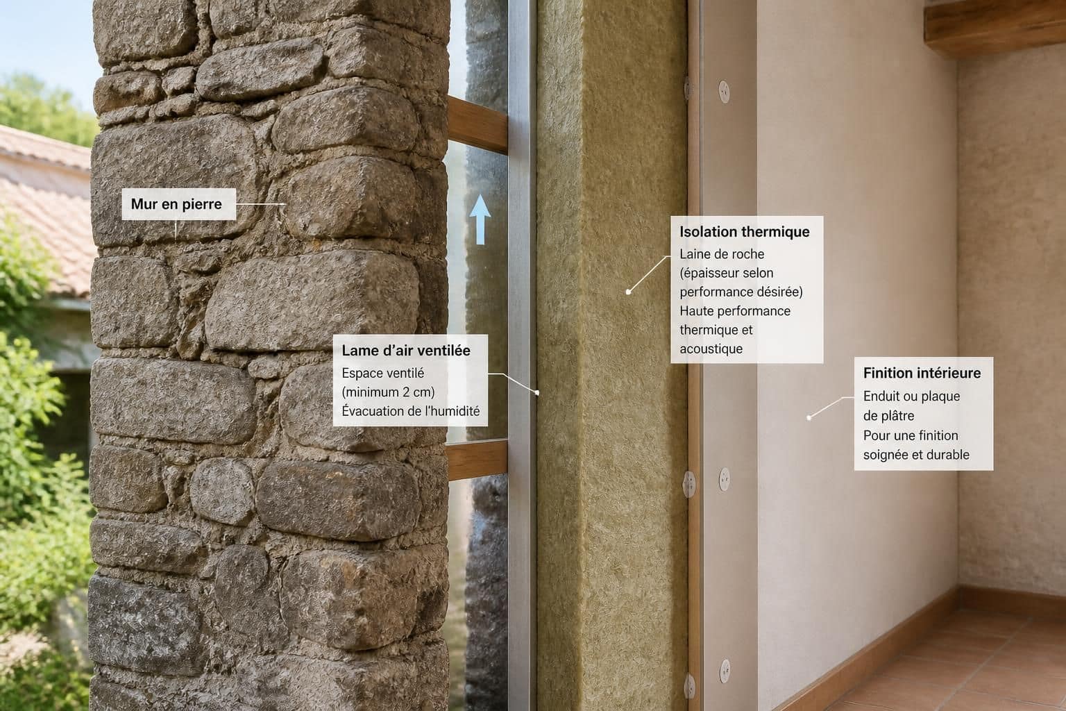 découvrez nos conseils et bonnes pratiques pour isoler efficacement un mur en pierre avec une lame d'air, afin d'améliorer le confort thermique et préserver l'intégrité de votre bâtiment.