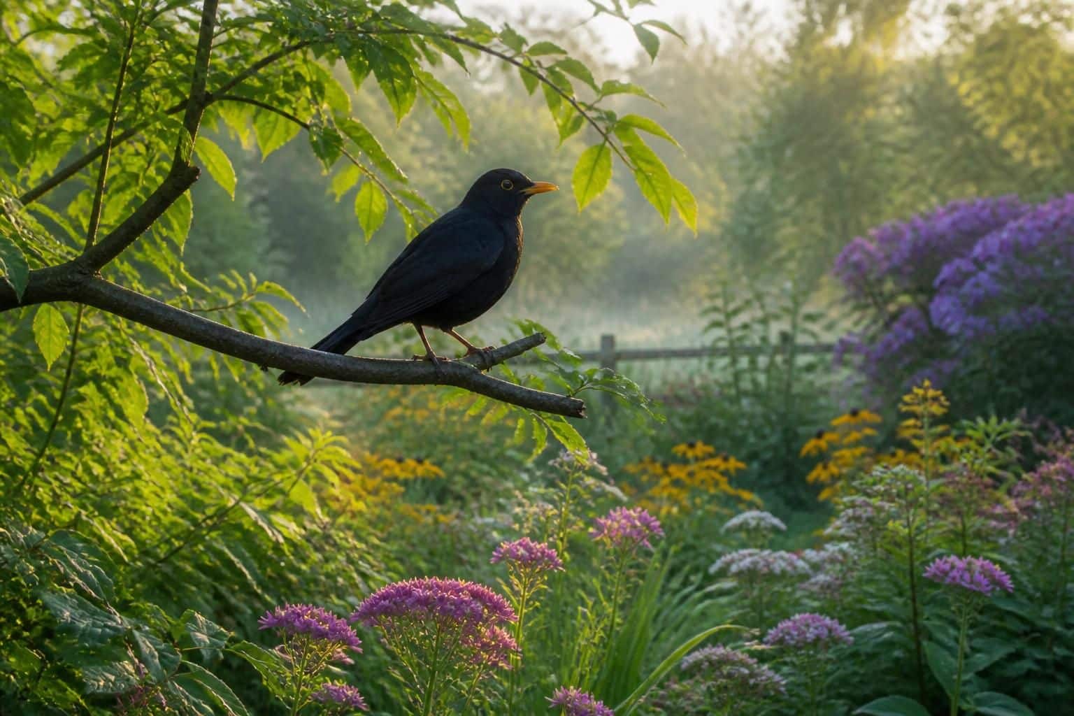 découvrez la signification du merle dans votre jardin, son symbolisme et les messages naturels qu'il transmet.