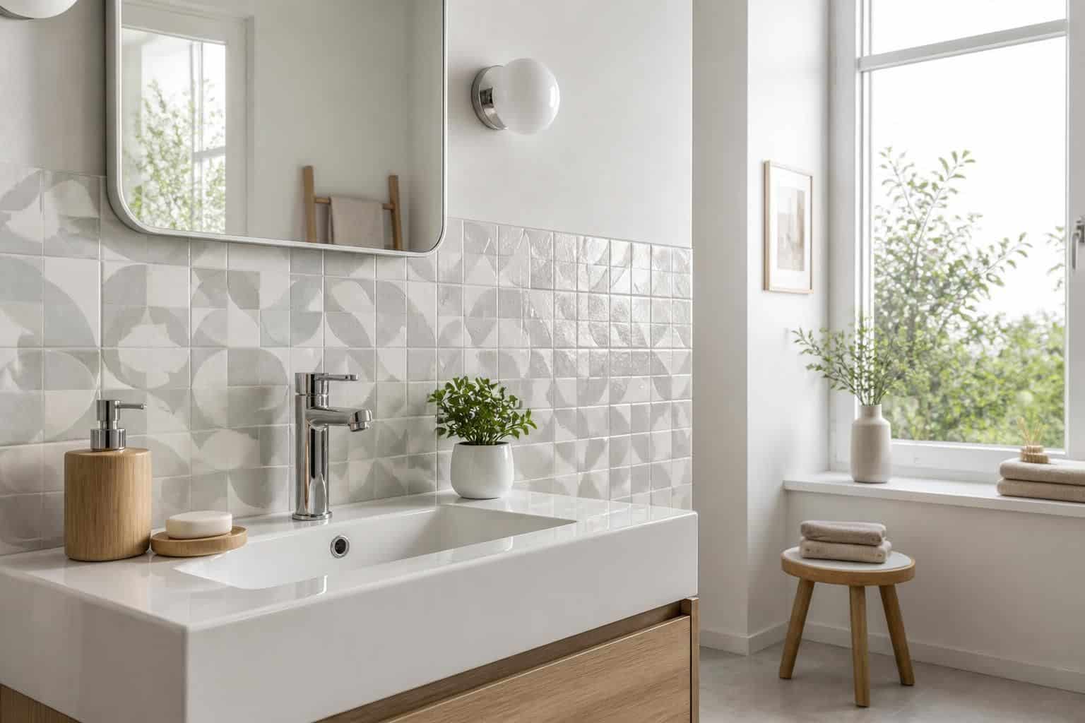 découvrez notre carrelage adhésif pour salle de bain, une solution facile à poser et au design tendance pour relooker votre espace rapidement et avec style.