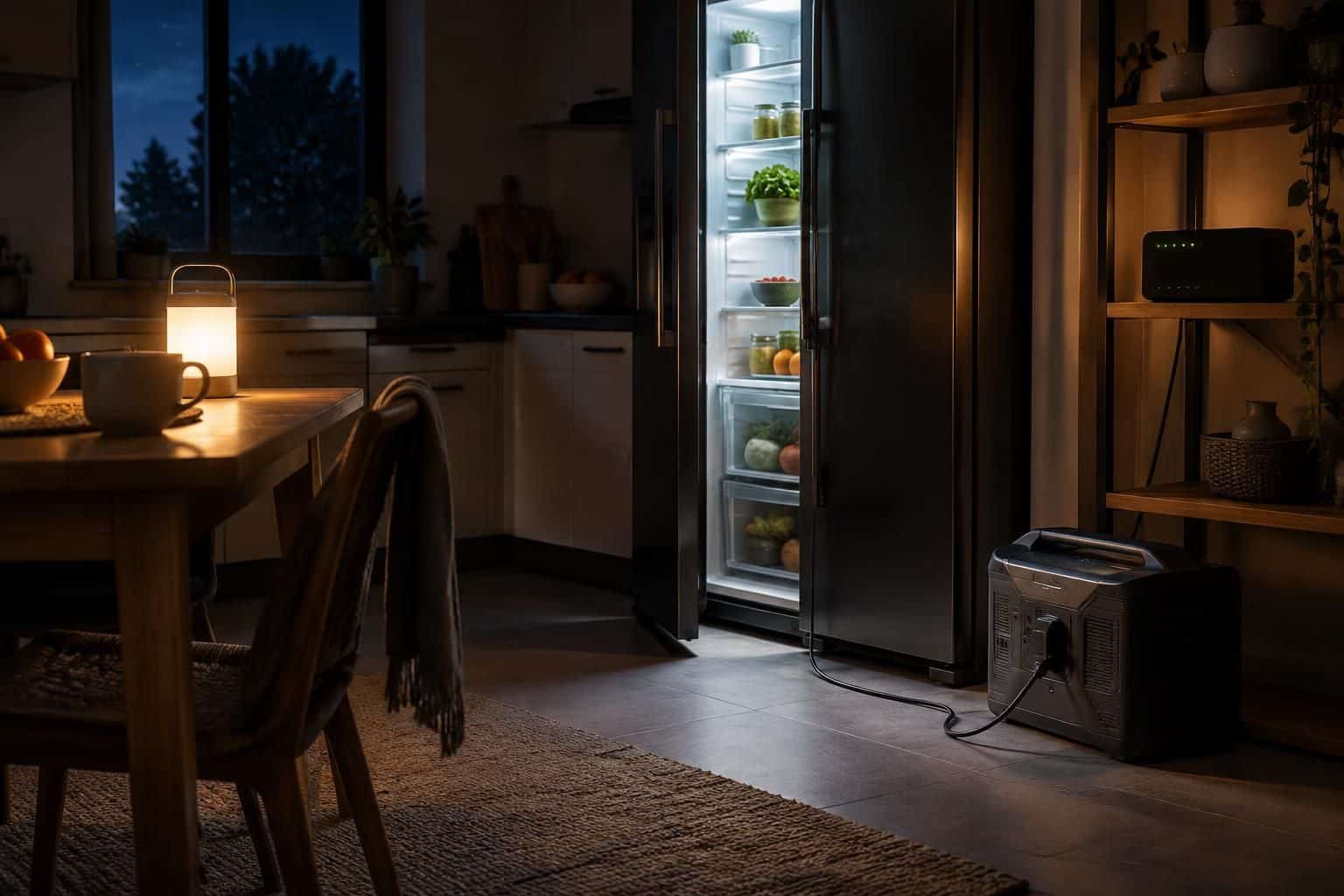 coupure de courant à la maison : découvrez comment alimenter votre frigo et votre box pour conserver vos aliments et rester connecté.