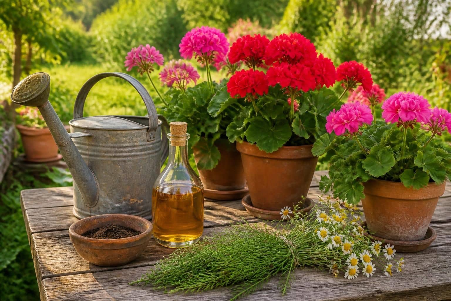 découvrez la recette de grand-mère pour avoir des géraniums magnifiques grâce à des astuces naturelles simples et efficaces.